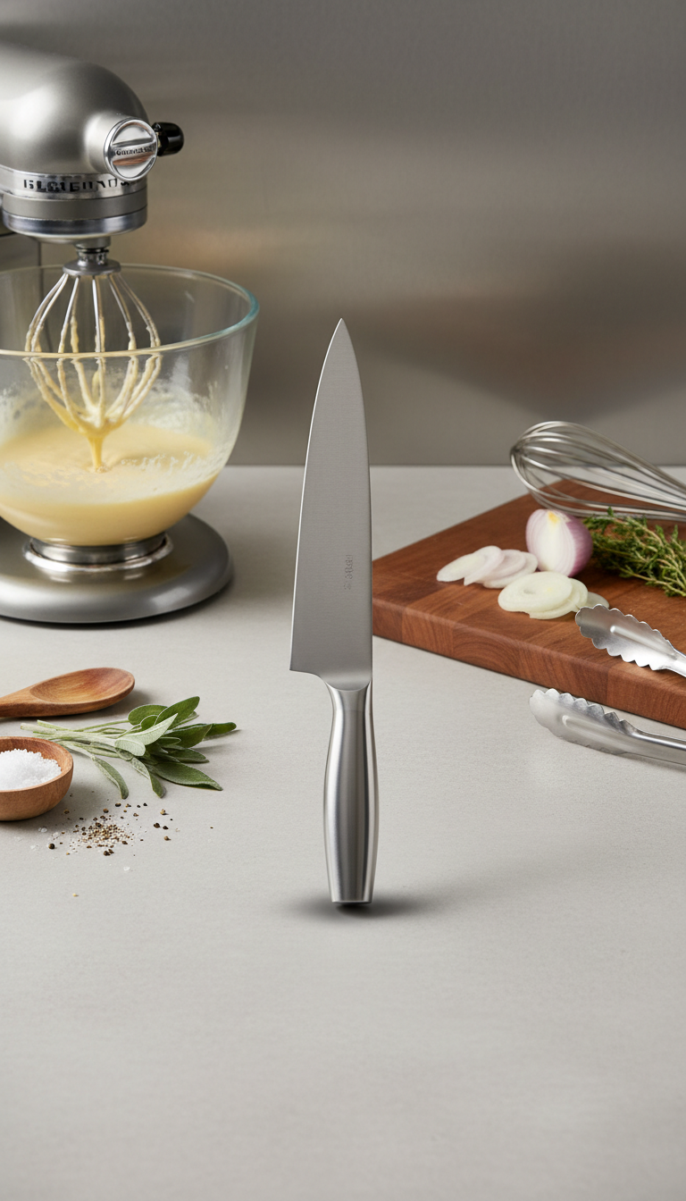 Stainless Steel Chef’s Knife, Full Tang