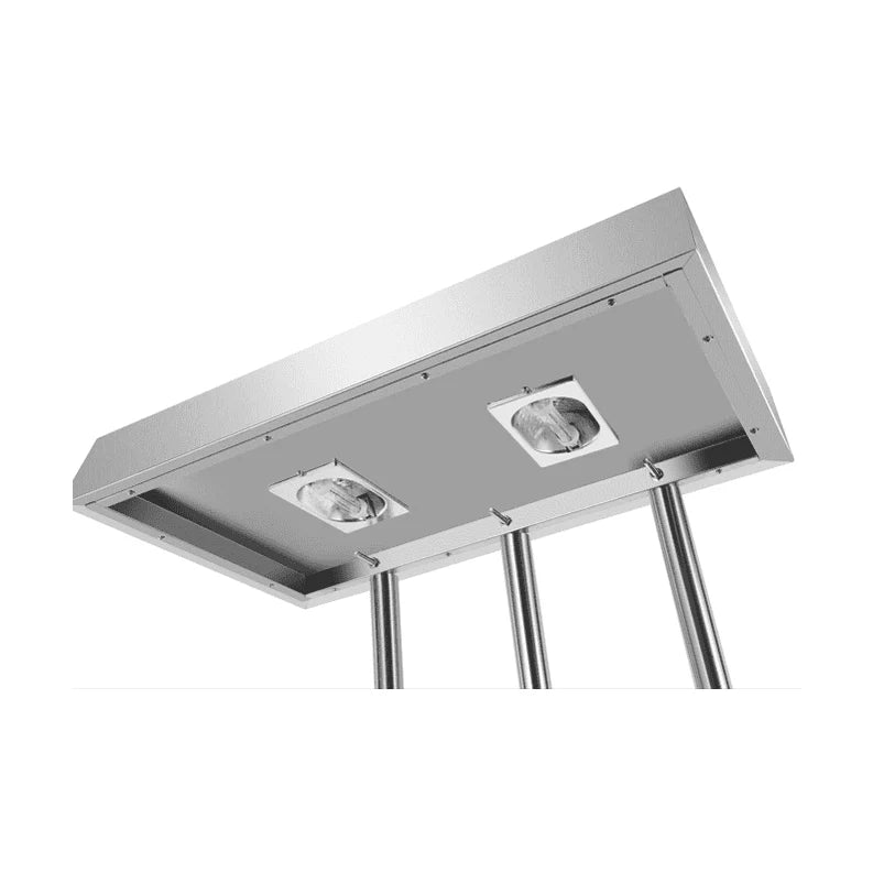 KELOO Kommerzielle Pommes-Wärmestation / Bain-Marie 700mm – Beheizte Warmhaltetheke für Frittiertes