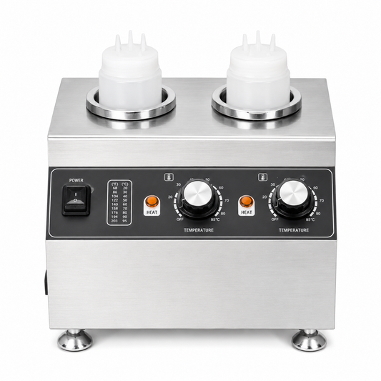 KELOO Electric Sauce Warmer Twin Bottle 1kW - Hot Sauce Dispenser - KSW-311