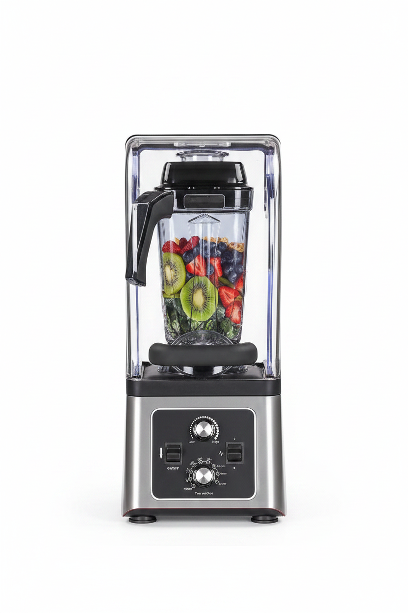 Keloo Commercial Blender 2.5L with Sound Enclosure - 2200W Professional