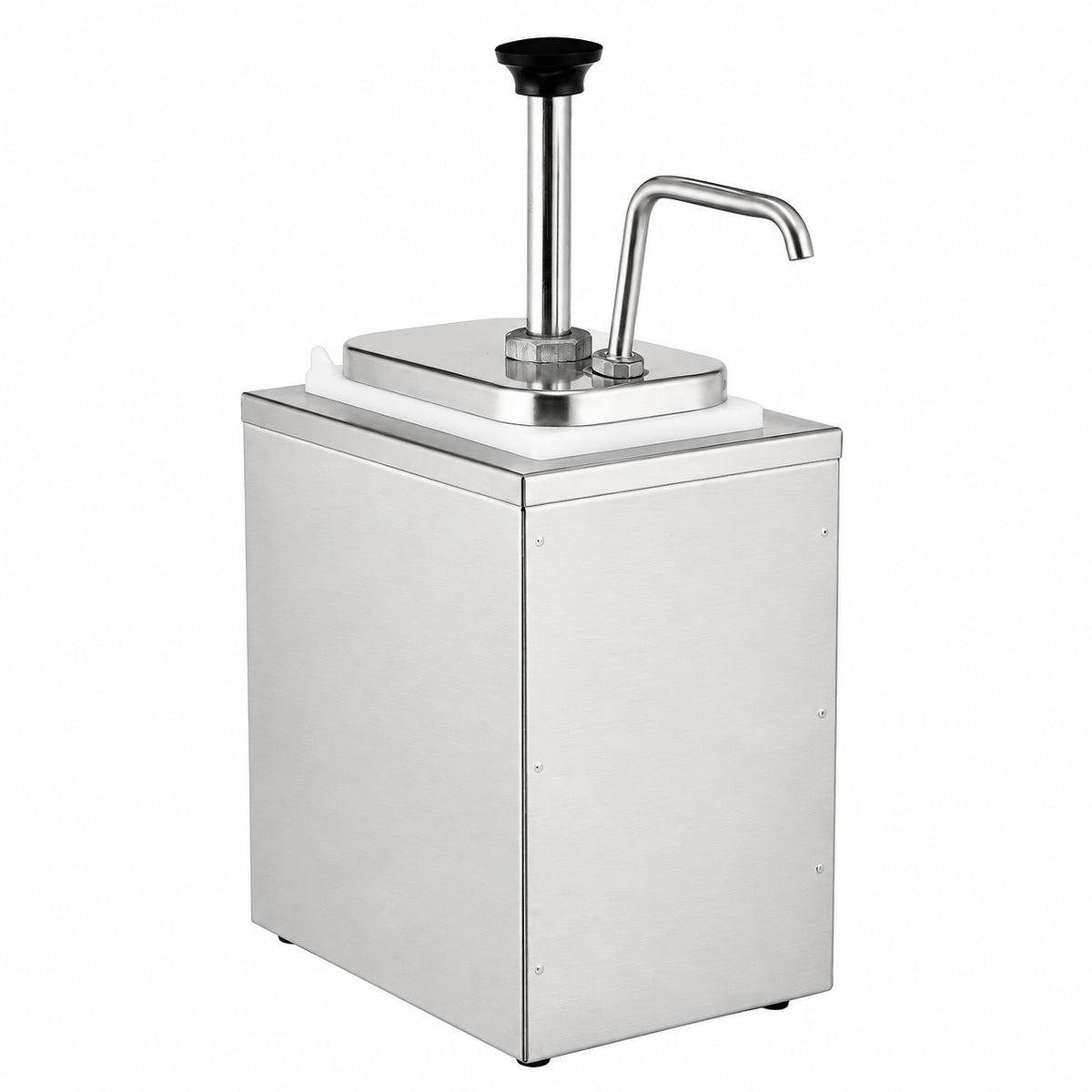 KELOO Stainless Steel Sauce Pump Dispenser 4L Single - KSP-4L