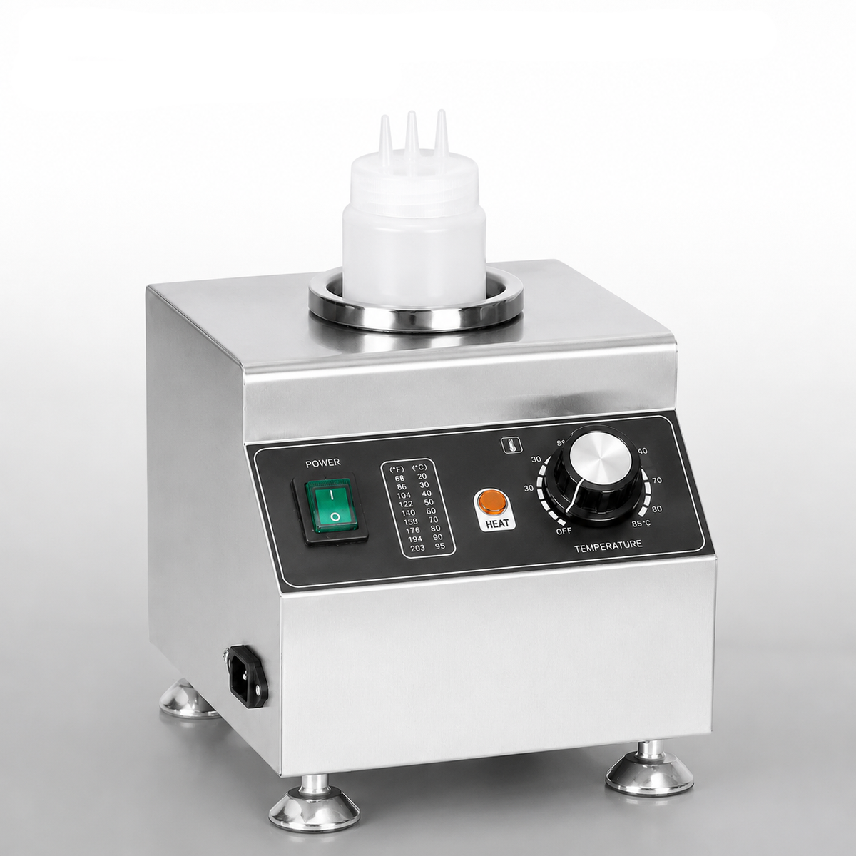 KELOO Electric Sauce Warmer Single Bottle 0.5kW - Hot Sauce Dispenser - KSW-310