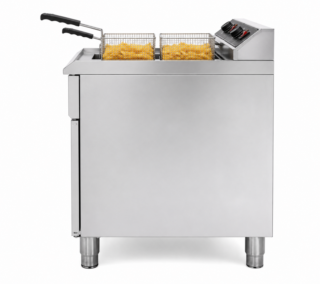 KELOO Commercial Electric Fryer Freestanding Twin Tank 2 x 16L 10kW - EF162C