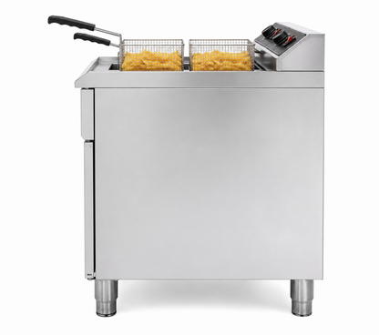 KELOO Commercial Electric Fryer Freestanding Twin Tank 2 x 16L 10kW - EF162C