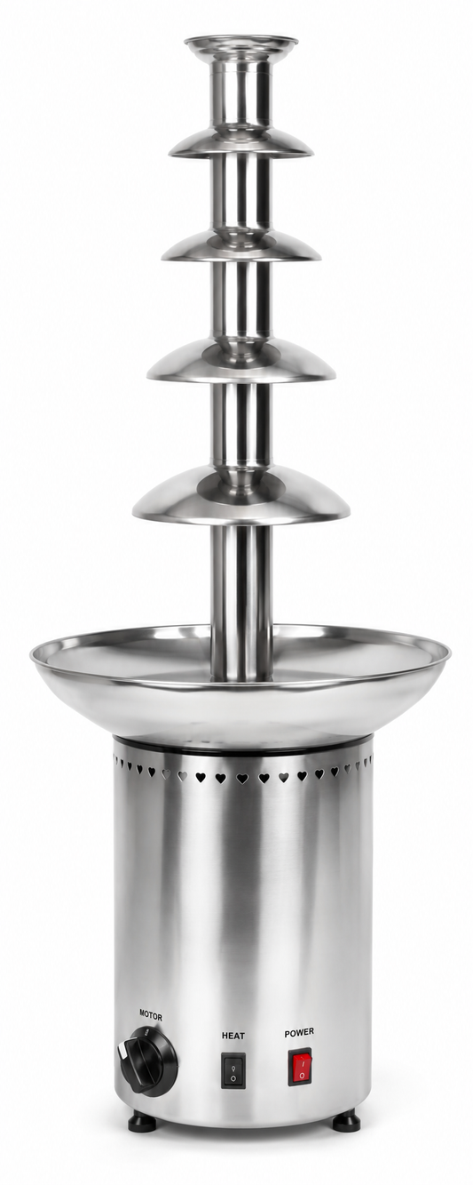 KELOO Chocolate Fountain 5 Tier Commercial - 8kg Capacity - CF-8086