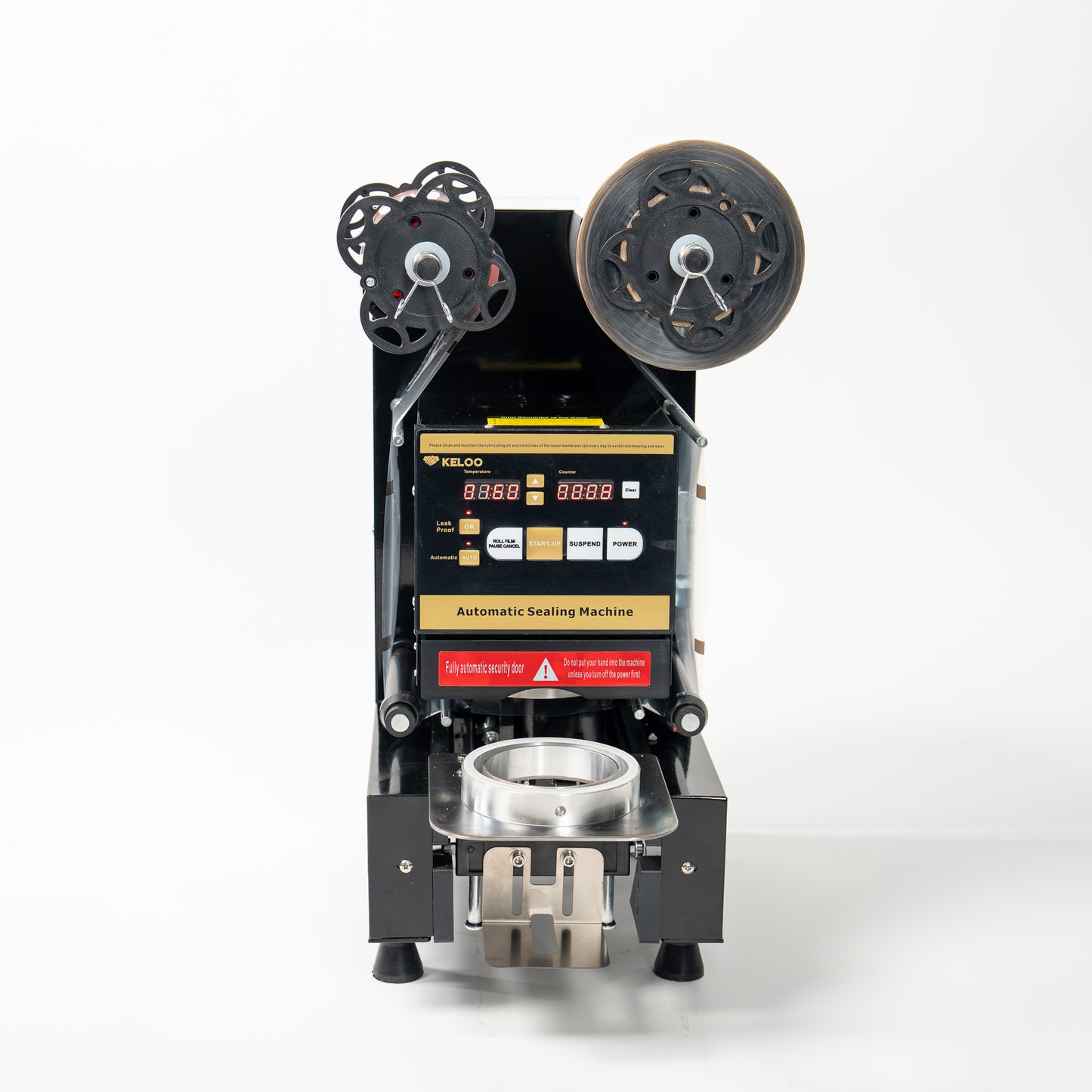 Automatic Cup Sealing Machine Commercial Bubble Tea 550-650 Cups/H