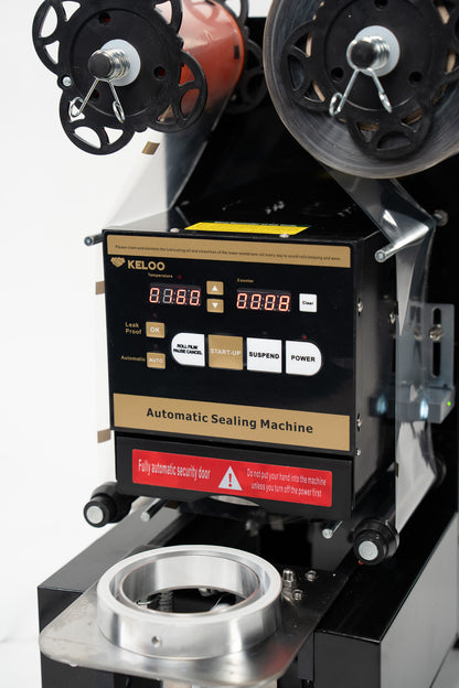 Automatic Cup Sealing Machine Commercial Bubble Tea 550-650 Cups/H