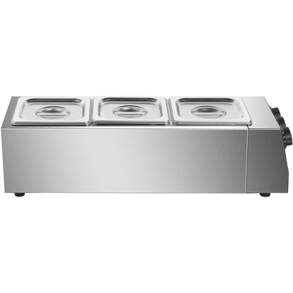 KELOO Commercial Chocolate Melter Triple Pan 2.0kW