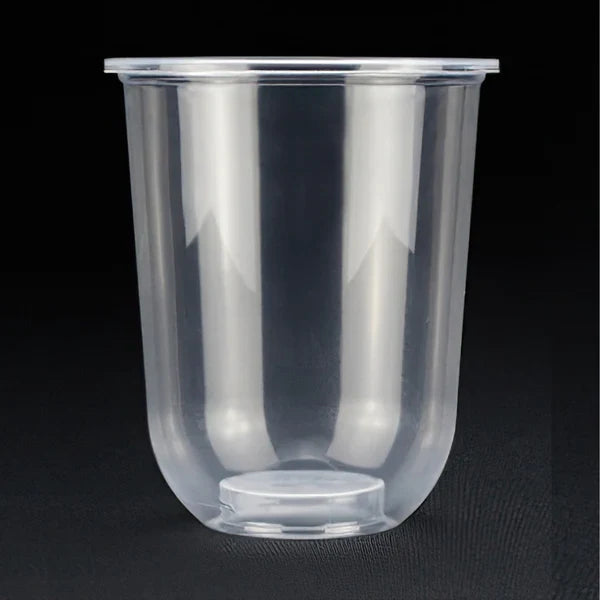 Bubble Tea U-förmige PP-Becher (500ml)