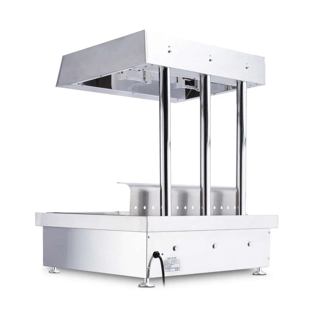 KELOO Kommerzielle Pommes-Wärmestation / Bain-Marie 700mm – Beheizte Warmhaltetheke für Frittiertes