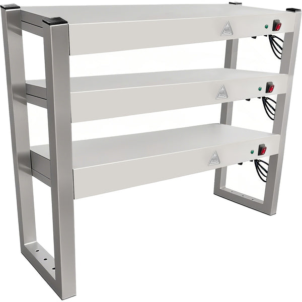 KELOO Commercial Quartz Lamp Heating Gantry Three Tiers 900x300x975mm