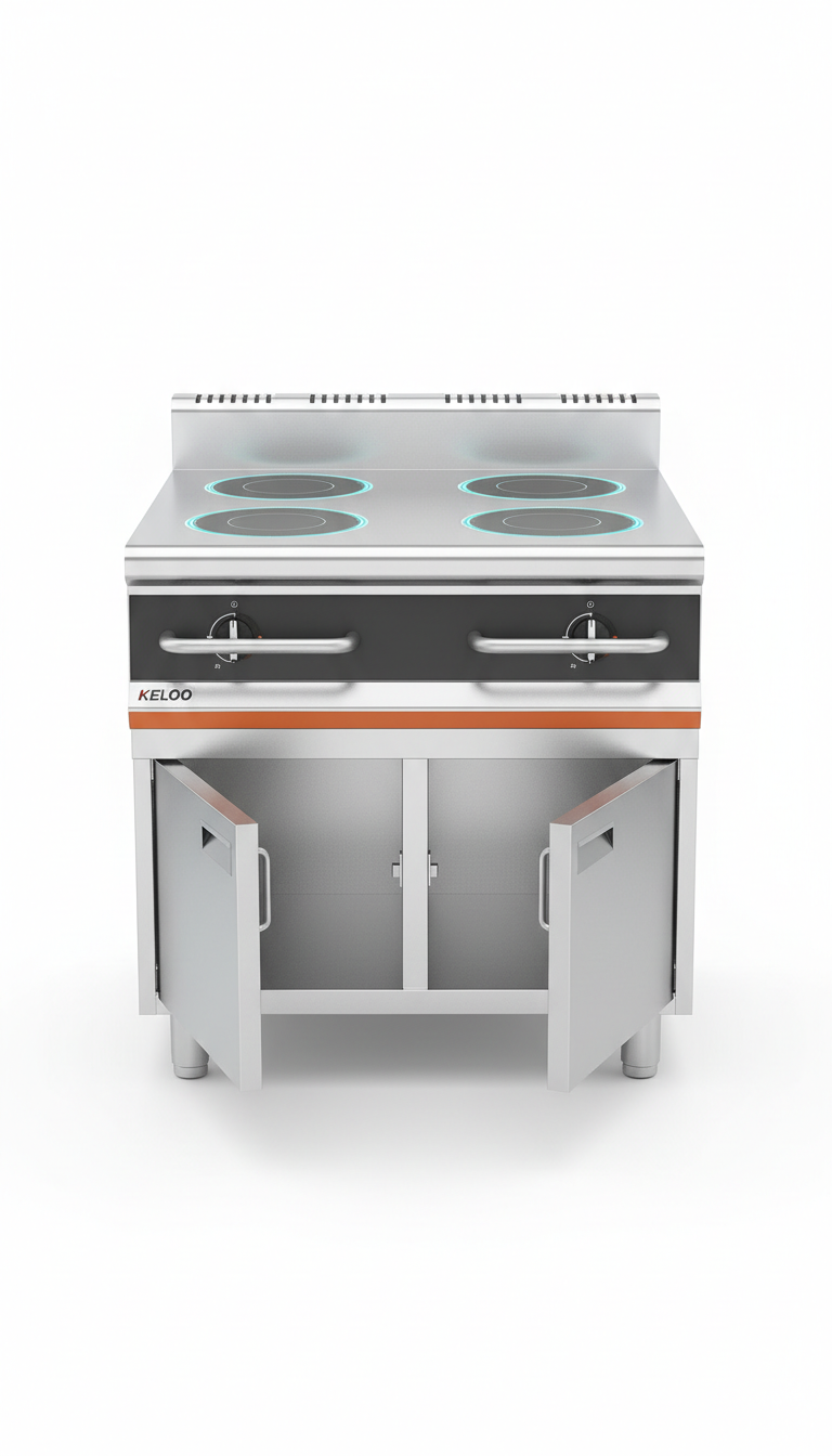Induction Range Cooker With Power Boost