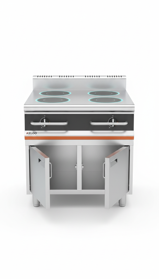 Induction Range Cooker With Power Boost