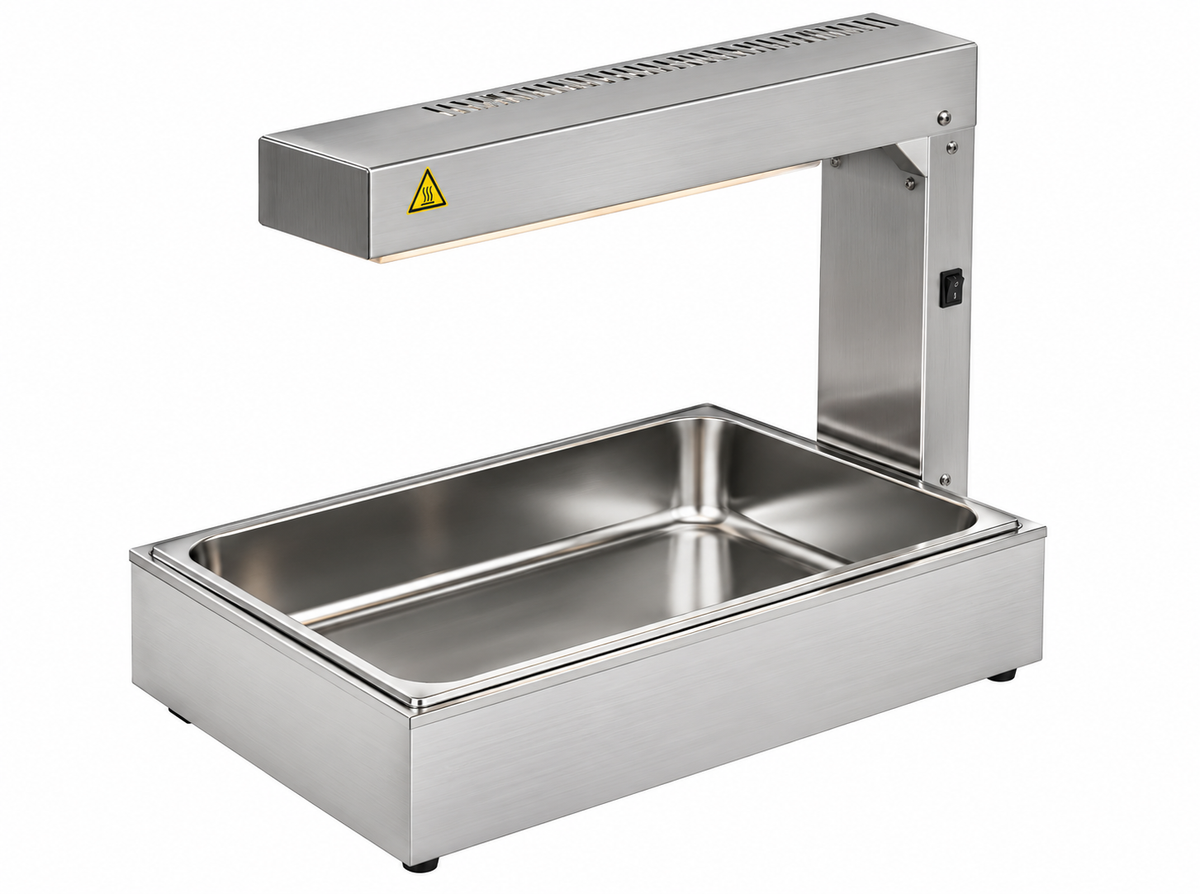 KELOO Chip Dump Scuttle 1kW - Heated Chip Warming Station - FW-330