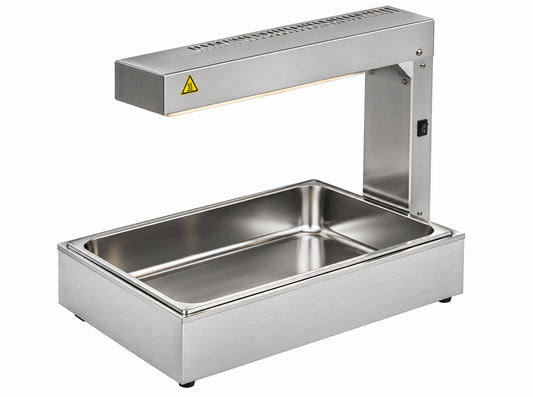 KELOO Chip Dump Scuttle 1kW - Heated Chip Warming Station - FW-330