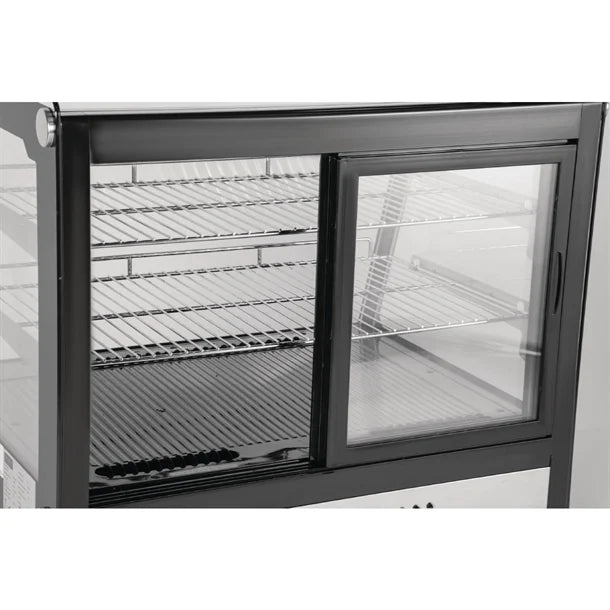 KELOO Countertop Cake Display Fridge 660mm Curved Glass - GN-660CT