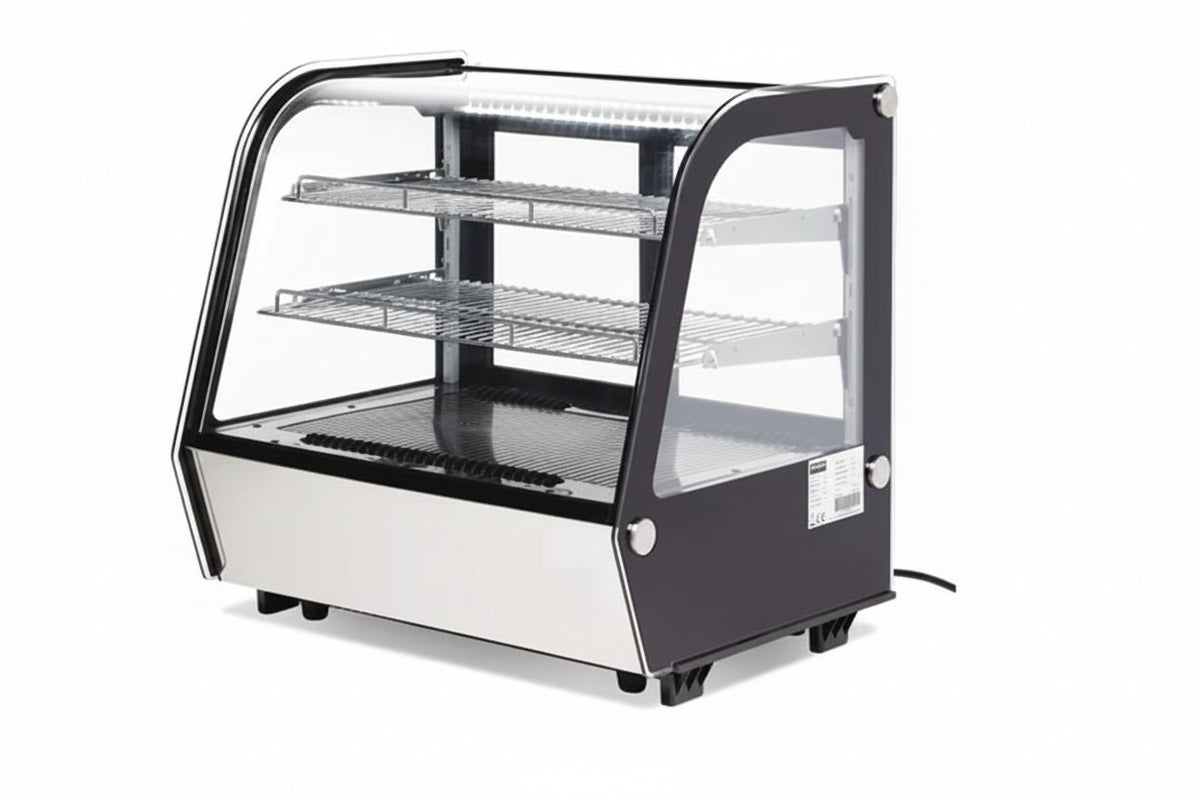 KELOO Countertop Cake Display Fridge 660mm Curved Glass - GN-660CT