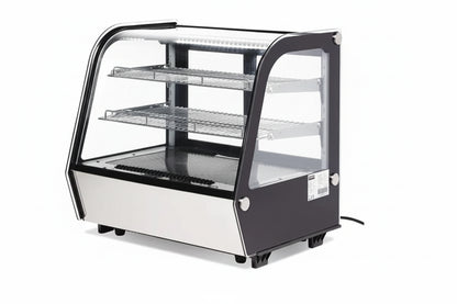 KELOO Countertop Cake Display Fridge 660mm Curved Glass - GN-660CT