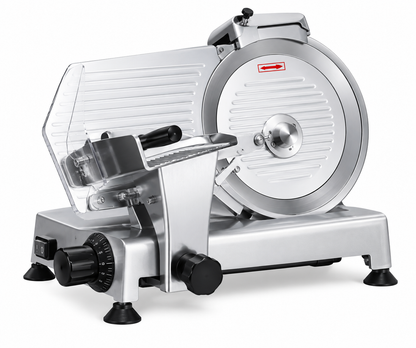 KELOO Commercial Meat Slicer 250mm 10 Inch Blade - Semi-Automatic - HBS-10
