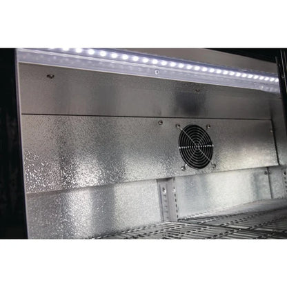 KELOO Back Bar Bottle Cooler 1350mm 3 Glass Doors - GN-320H