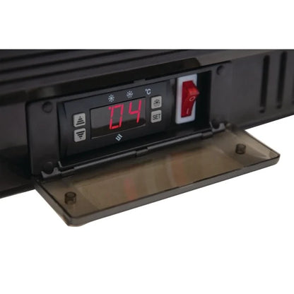 KELOO Back Bar Bottle Cooler 900mm 2 Glass Doors - GN-220H