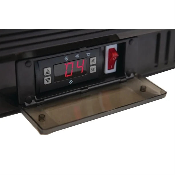 KELOO Back Bar Bottle Cooler 1350mm 3 Glass Doors - GN-320H