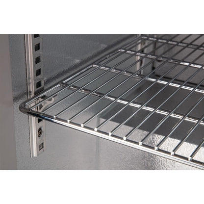 KELOO Back Bar Bottle Cooler 900mm 2 Glass Doors - GN-220H
