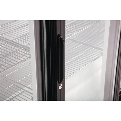 KELOO Back Bar Bottle Cooler 900mm 2 Glass Doors - GN-220H