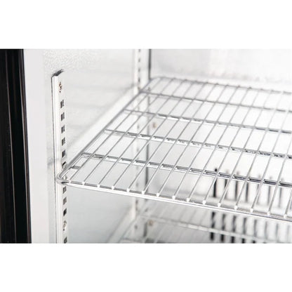 KELOO Back Bar Bottle Cooler 600mm Single Glass Door - GN-126H