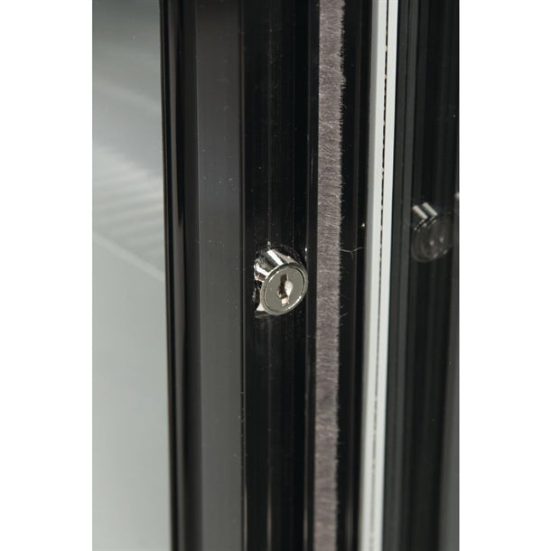 KELOO Back Bar Bottle Cooler 1350mm 3 Glass Doors - GN-320H