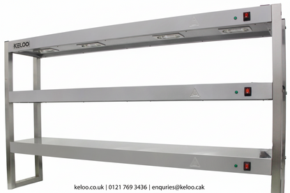 KELOO Commercial Quartz Lamp Heating Gantry Three Tiers 1800mm - VST183H