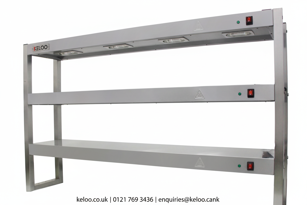KELOO Commercial Quartz Lamp Heating Gantry Three Tiers 1800mm - VST183H