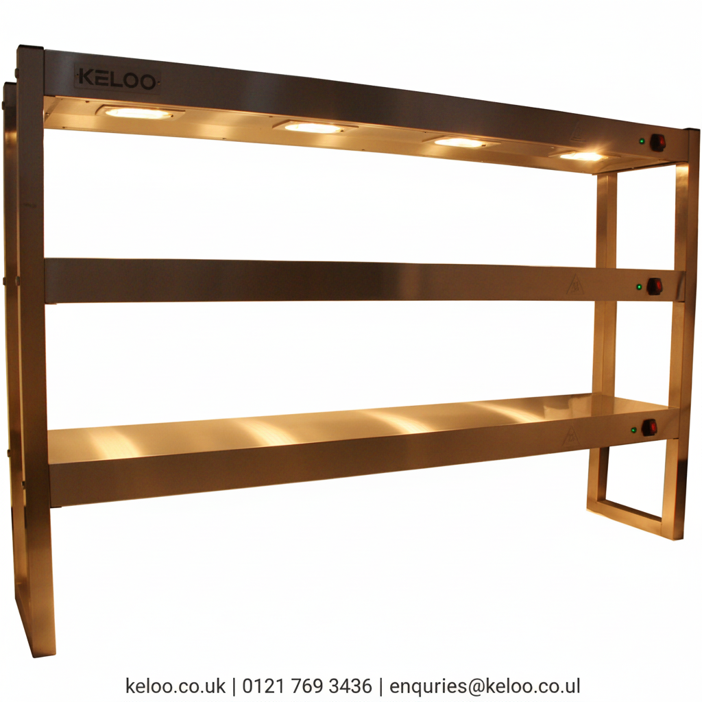 KELOO Commercial Quartz Lamp Heating Gantry Three Tiers 1800mm - VST183H