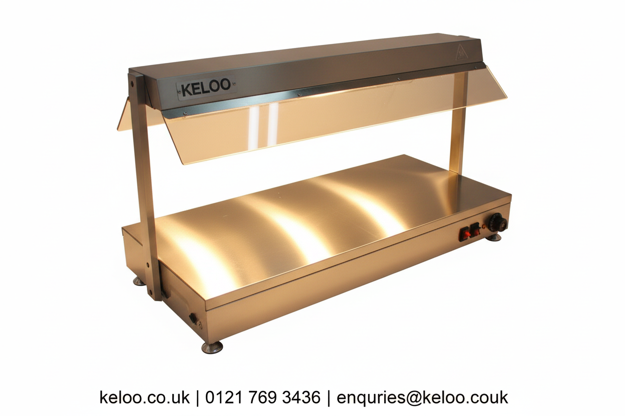 KELOO Electric Food Warmer with Gantry Food Warmer Station 1040mm - 1.55kW Professional
