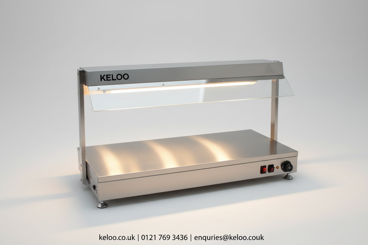 KELOO Electric Food Warmer with Gantry Food Warmer Station 1040mm - 1.55kW Professional