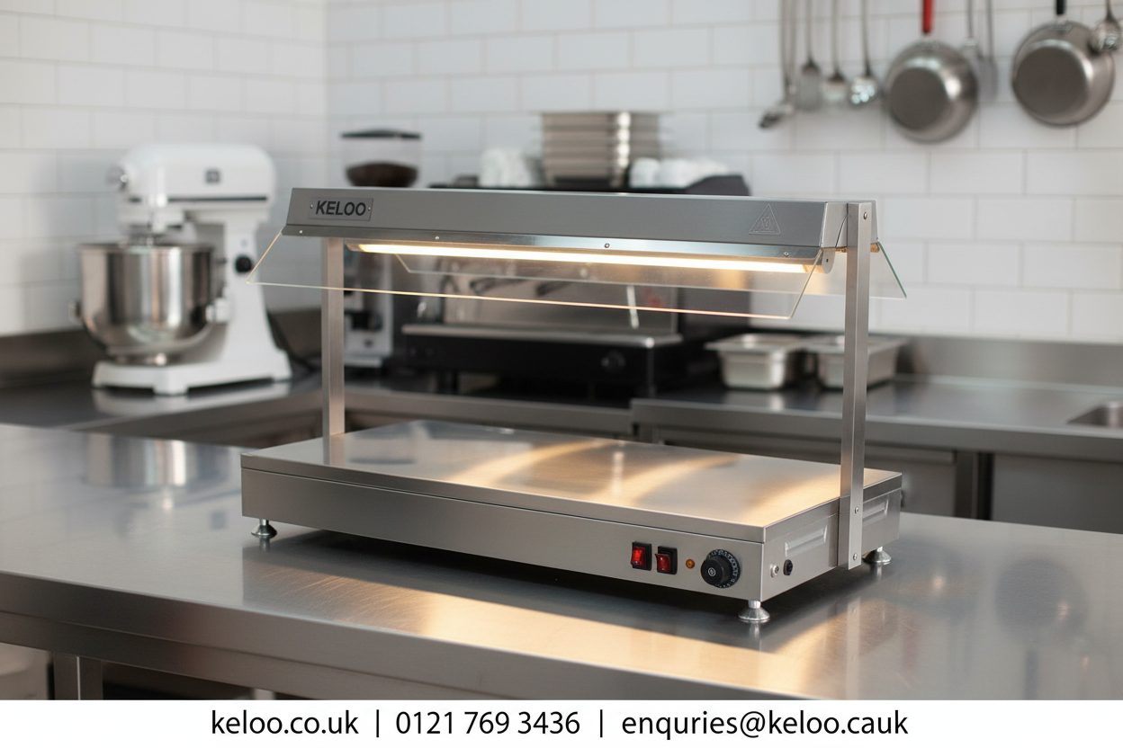 KELOO Electric Food Warmer with Gantry Food Warmer Station 1040mm - 1.55kW Professional