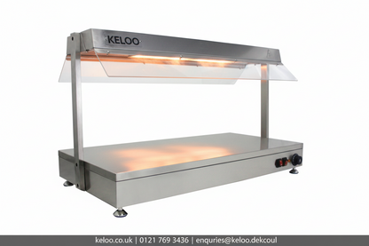 KELOO Electric Food Warmer with Gantry Food Warmer Station 1040mm - 1.55kW Professional