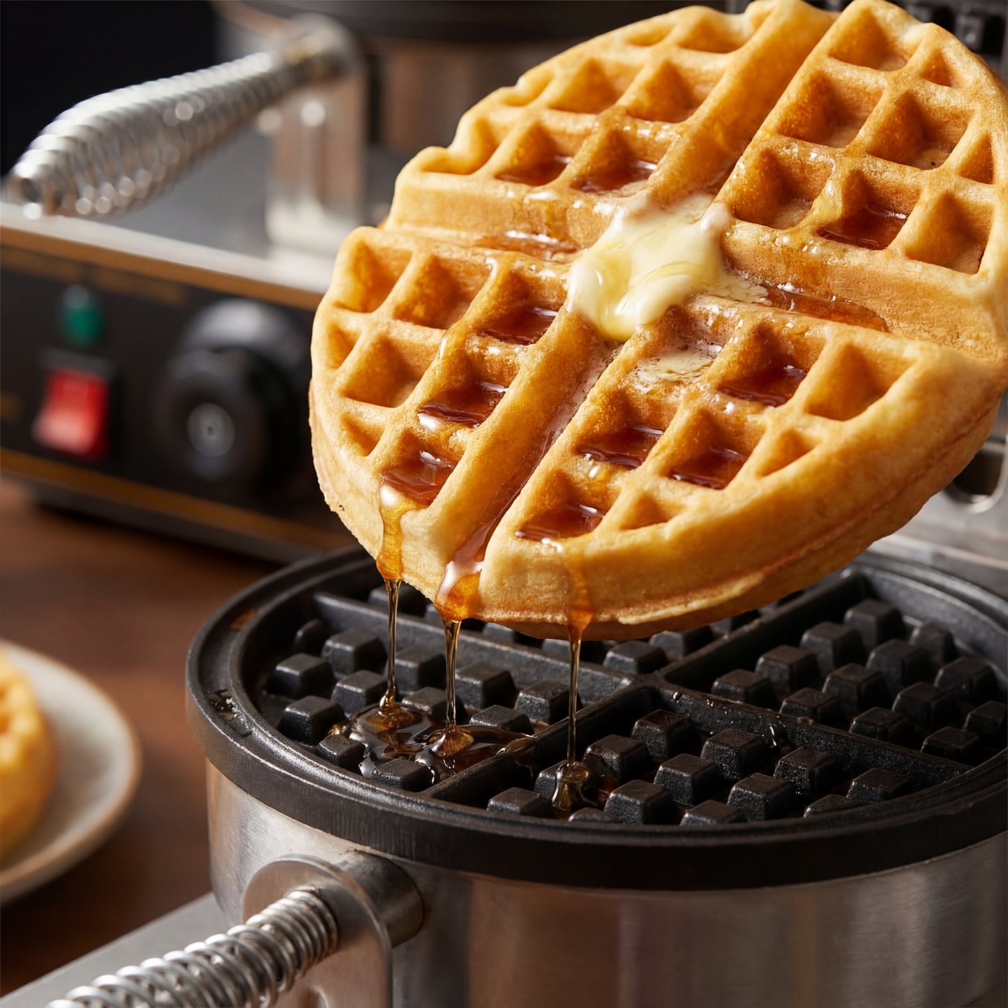 Double-head Waffle Maker Machine Commercial Electric Non Stick Plate