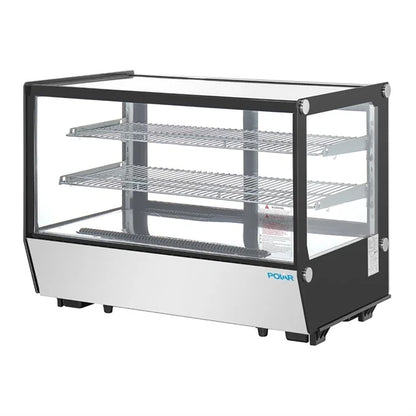 KELOO Countertop Deli & Cake Display Fridge 1200mm Square Glass - GN-1200RT