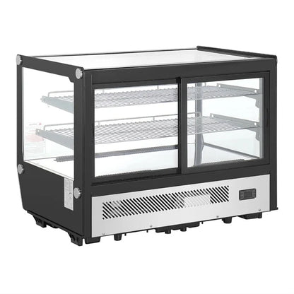 KELOO Countertop Deli & Cake Display Fridge 1200mm Square Glass - GN-1200RT
