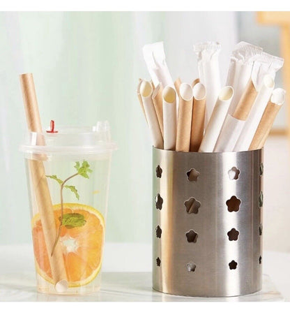 Bubble Tea Disposable Straws 1.2cm by 23cm Individually Wrapped